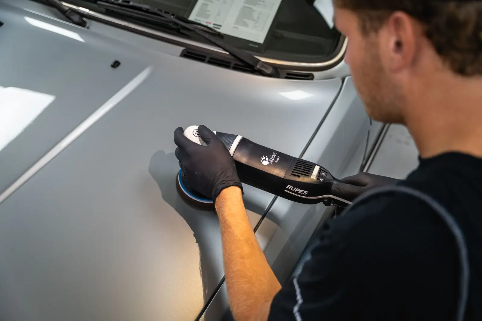 professionele detailingbehandeling polijsten